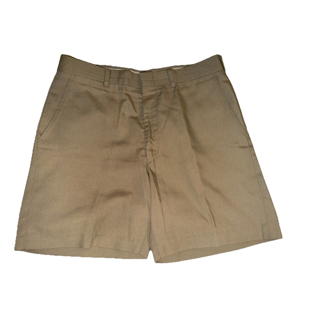 Men's Flat Front Khaki Shorts